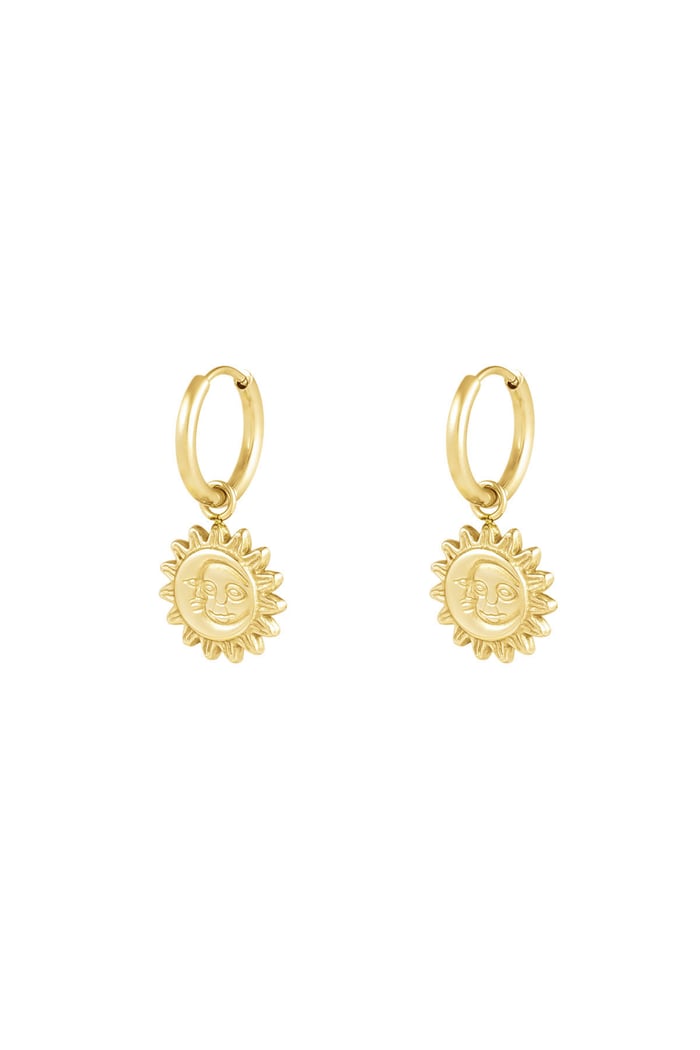 Solar synergy earrings - Gold color 