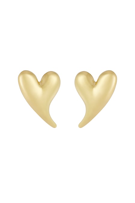 Pendientes Curvy Love - Color dorado 2