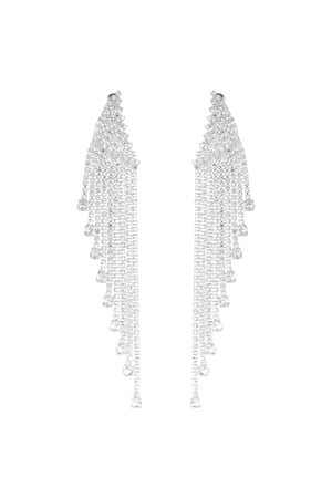 Ultimate glamour earrings - Silver Color color h5 Picture3