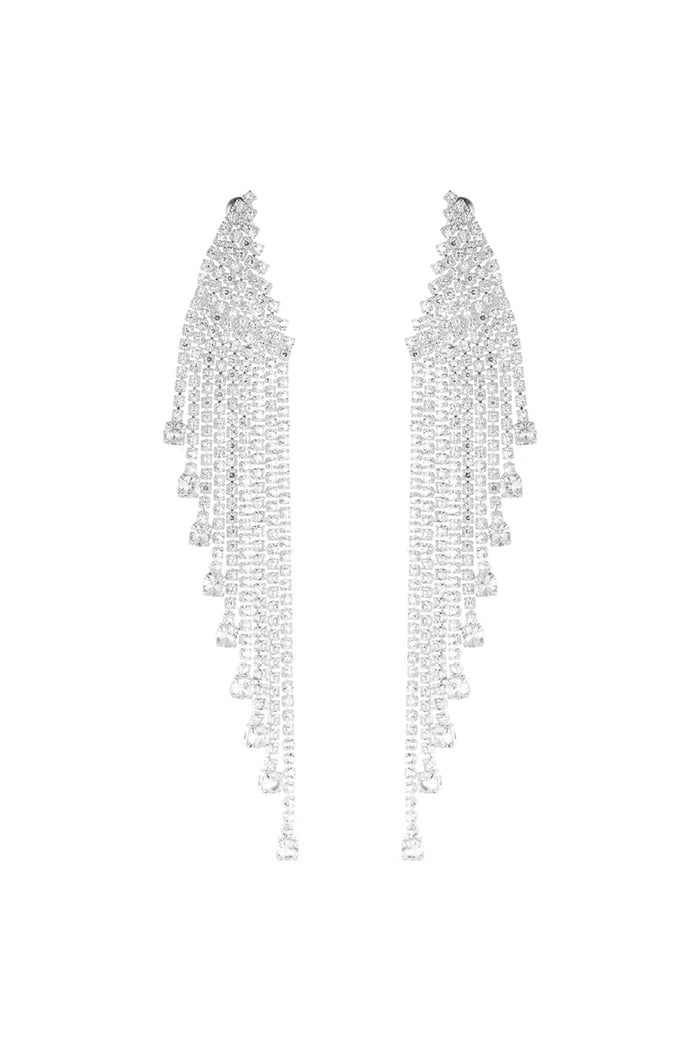 Ultimate glamour earrings - Silver Color color Picture3