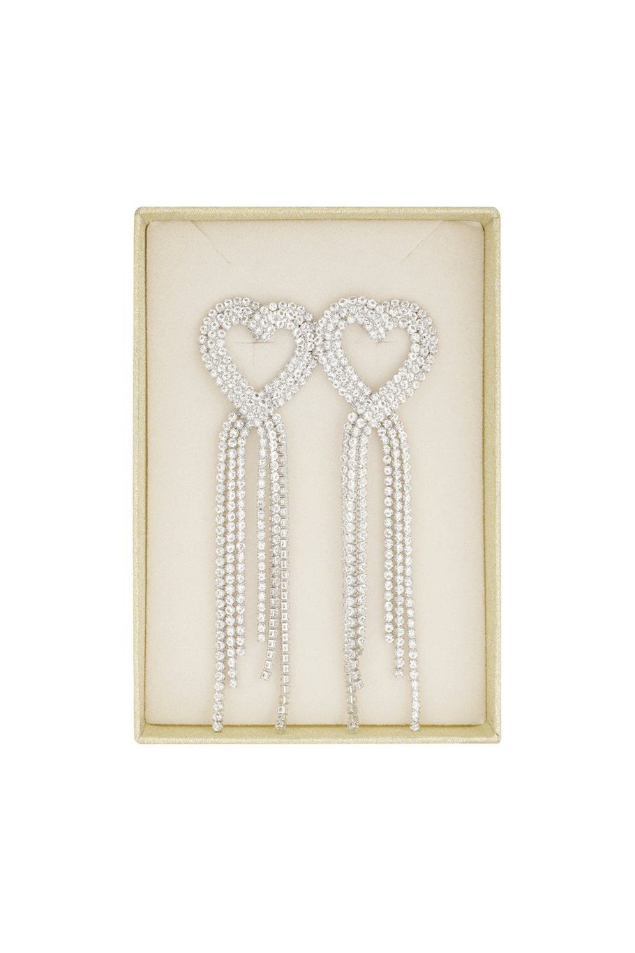 Luminous heart earrings - Silver Color color Picture3