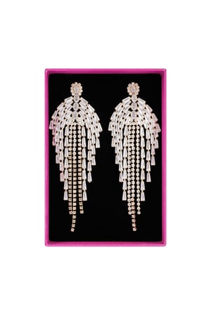 Whispers of glamour earrings - Gold color h5 