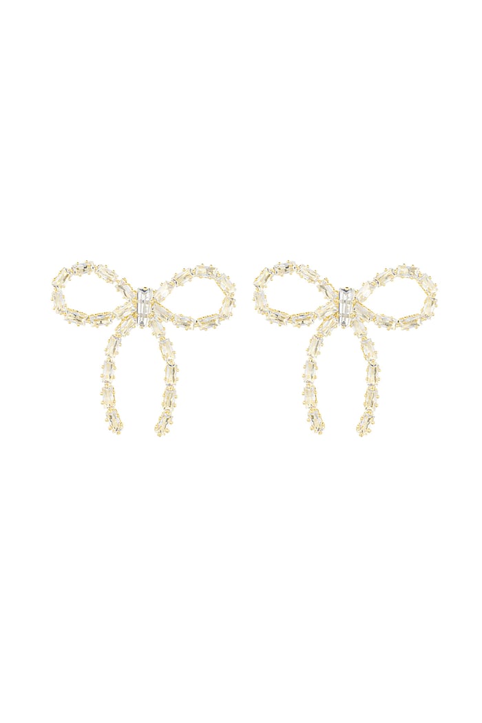 Merry bow earrings - Gold color Picture3