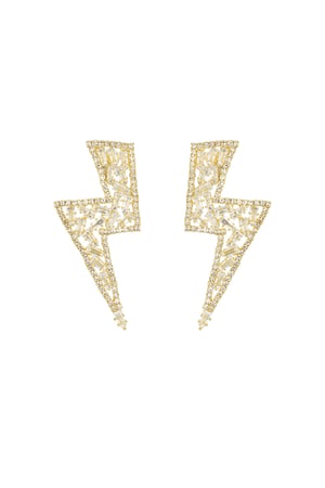 Lightning glow earrings - Gold color h5 Picture3