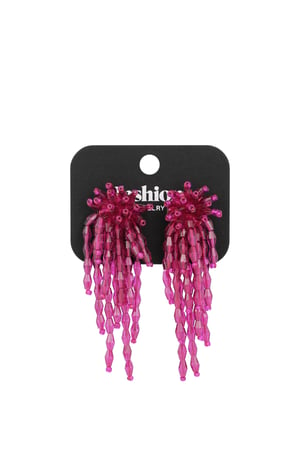 Earrings make a statement - fuchsia h5 Picture3