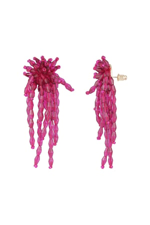 Earrings make a statement - fuchsia h5 