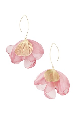 Charming Flower earrings - pink h5 