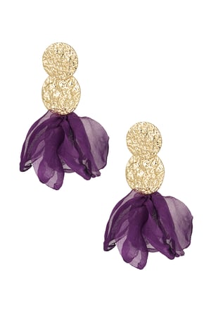 Blooming Babe earrings - purple h5 