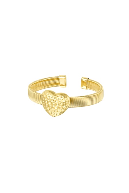 Bold love bracelet - Gold color 2