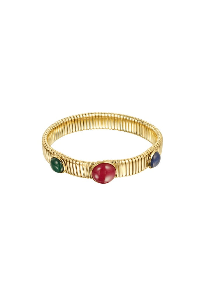 Trendiges Boho Armband - Goldfarbe 