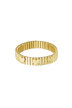 Love link bracelet - Gold color h5 