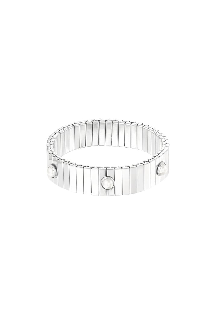 Bold elegance bracelet - Silver Color color 