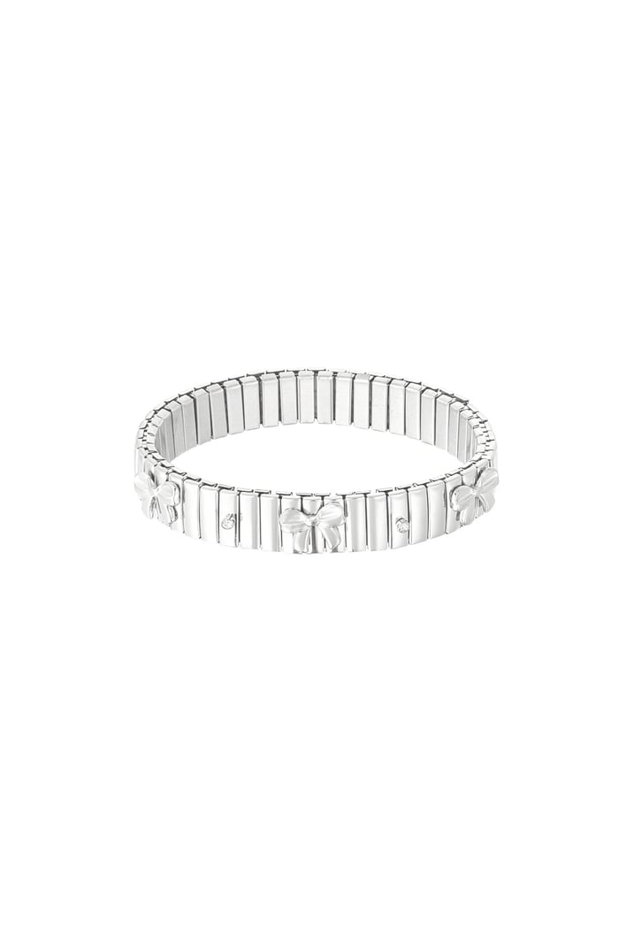 Armband mit auffälliger Schleife – Silber 