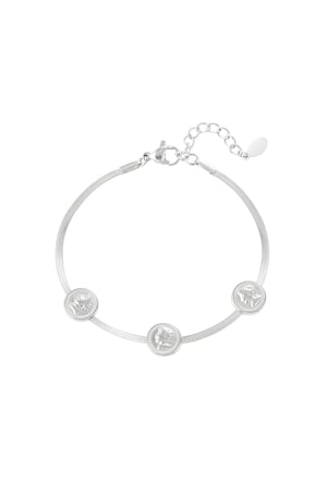 Lucky Coins Armband - Silberfarbe h5 