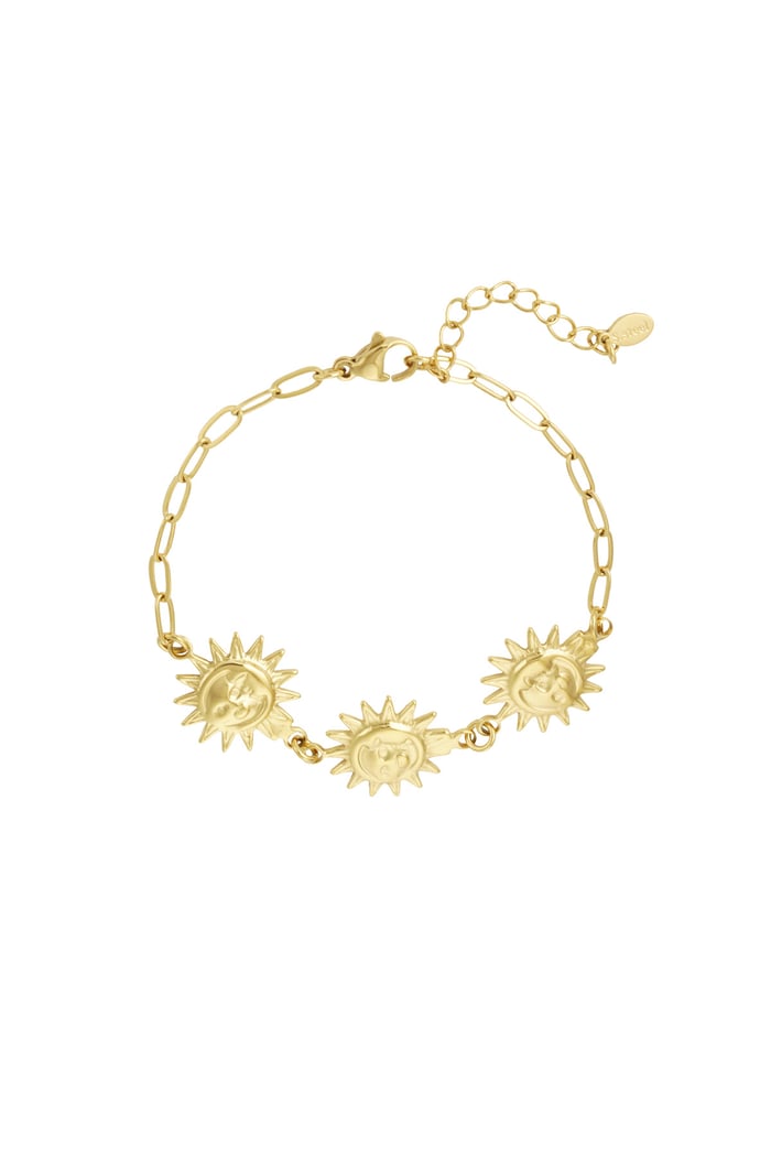 Bracelet golden glow - Gold color 