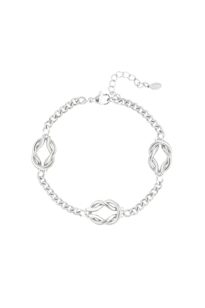 Love Knot bracelet - Silver Color color h5 