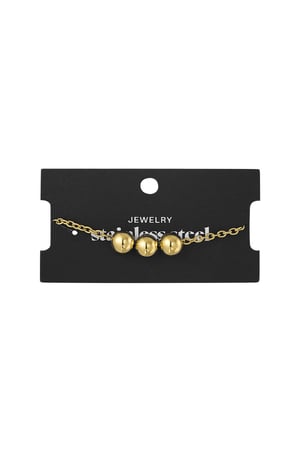 Three Wishes bracelet - Gold color h5 Picture3