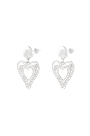 Earring love is in the air - Silver Color color h5 