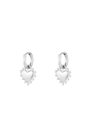 Earrings radiant romance - Silver Color color h5 