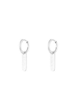 Amour earrings - Silver Color color h5 