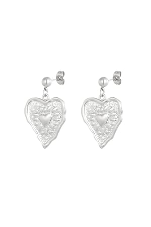 Lovely Babe earrings - Silver Color color h5 