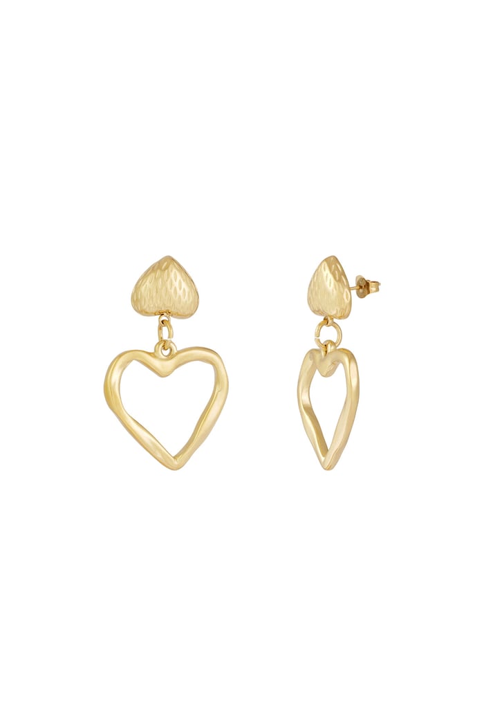 Forever yours earrings - Gold color 