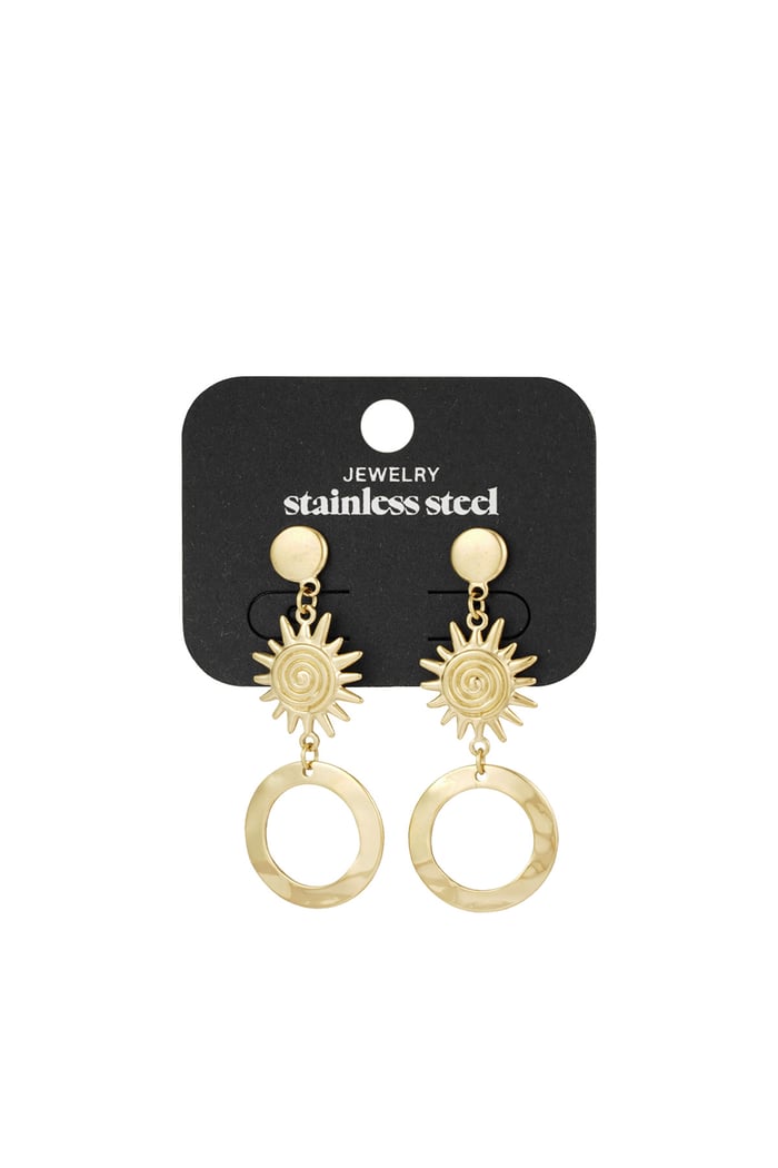 Sunny Shore earrings - Gold color Picture3