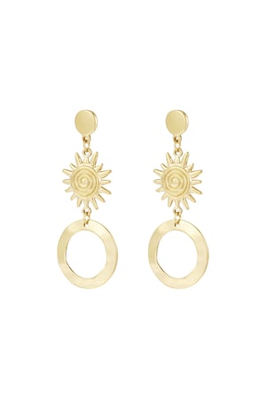 Sunny Shore earrings - Gold color h5 