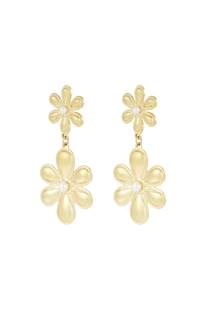 Secret Garden earrings - Gold color 