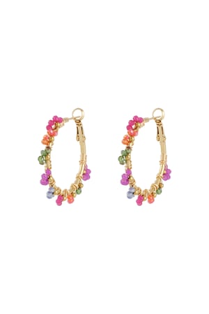 Earrings majestic color - multi h5 