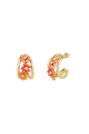 Little Bloom earrings - Orange h5 