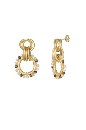 Happy Elegance earrings - brown h5 