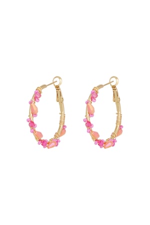 Earrings soulicios soul - orange pink h5 