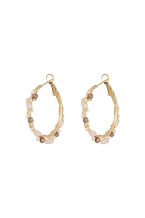 Earrings soulicios soul - beige h5 