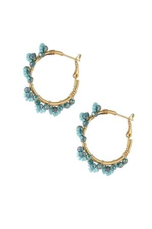 Earring beads party - blue h5 