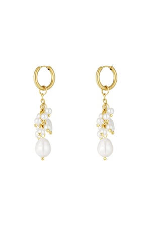 Earring golden touch - Gold color h5 