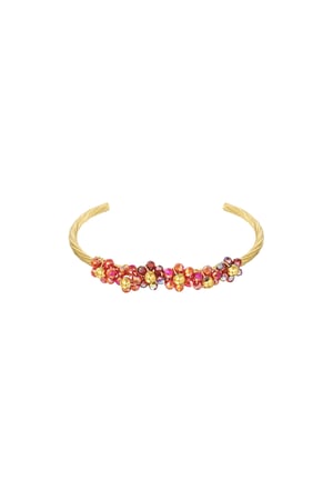 Bloom Bangle bracelet - red h5 