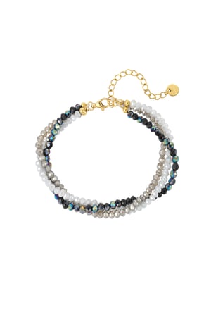 Sweet Beads Armband - schwarz & grau h5 