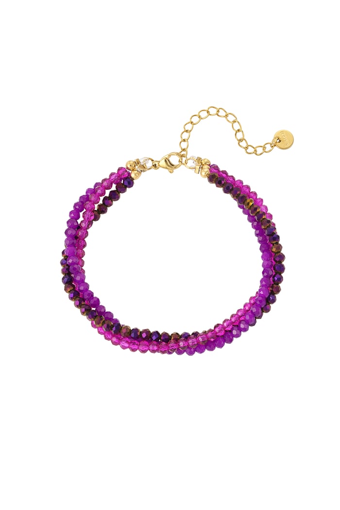 Sweet Beads bracelet - purple 