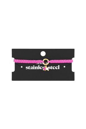 Bracelet lucky fortune - Fuchsia h5 Picture4