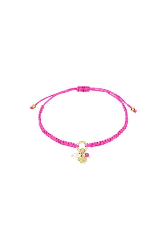 Pulsera de la suerte y la fortuna - Fucsia