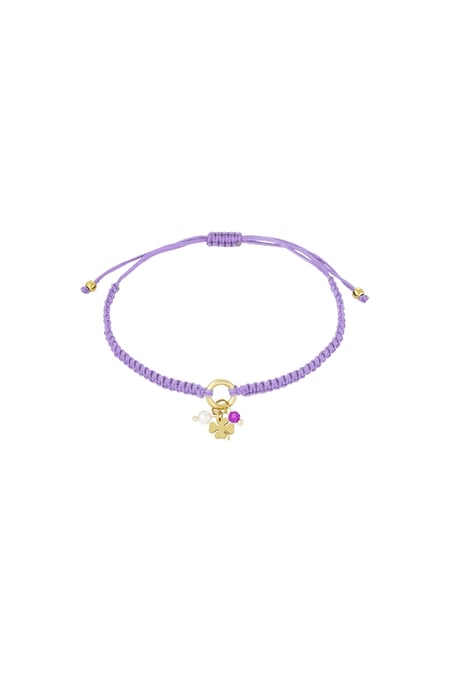 Pulsera de la suerte y la fortuna - Lila