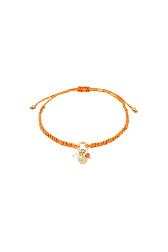 Pulsera de la suerte y la fortuna - Naranja