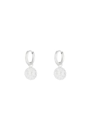 Sweet Daisies earrings - Silver Color color h5 