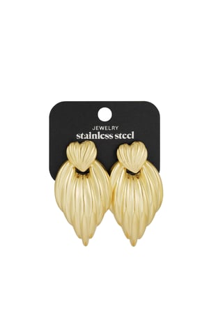 Divine dream earrings - Gold color h5 Picture3