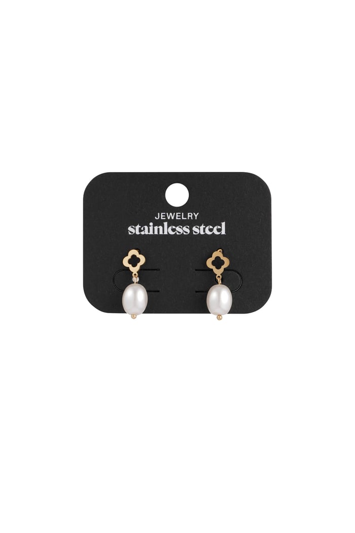 Earring pearl muse - Gold color Picture3