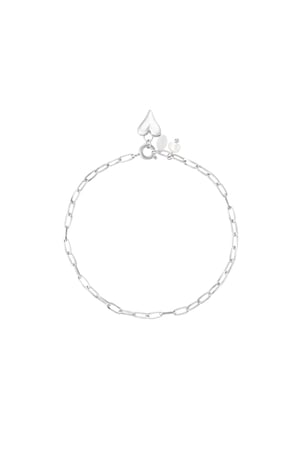 Adore charm bracelet - Silver Color color h5 