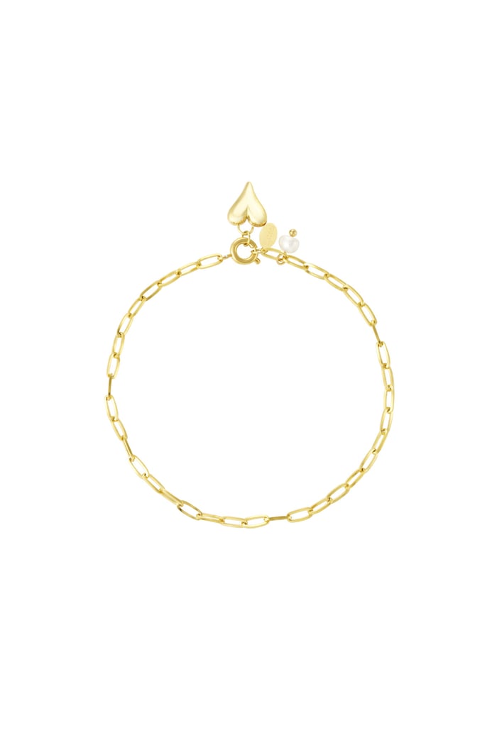 Adore charm bracelet - Gold color 