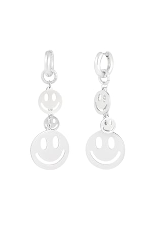 Earrings smiley madness - Silver Color color h5 