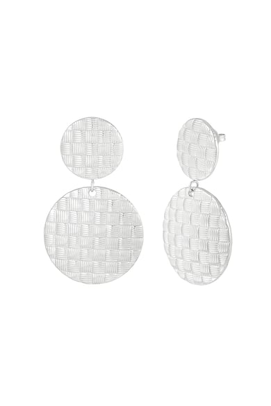 textured rounds earrings h5 